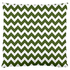 Chevron Pattern Gifts Large Flano Cushion Cases (two Sides)  by GardenOfOphir