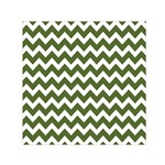 Chevron Pattern Gifts Small Satin Scarf (Square)  Front