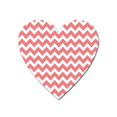 Chevron Pattern Gifts Heart Magnet by GardenOfOphir