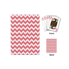 Chevron Pattern Gifts Playing Cards (mini)  by GardenOfOphir