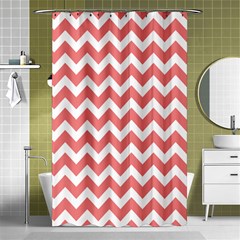 Chevron Pattern Gifts Shower Curtain 48  X 72  (small)  by GardenOfOphir