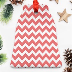 Chevron Pattern Gifts Ornament (bell)  by GardenOfOphir