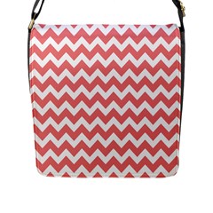 Chevron Pattern Gifts Flap Messenger Bag (l)  by GardenOfOphir