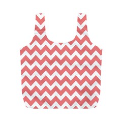 Chevron Pattern Gifts Full Print Recycle Bags (m)  by GardenOfOphir