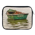 Old Fishing Boat At Santa Lucia River In Montevideo Apple iPad 2/3/4 Zipper Cases Front