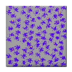 Purple Pattern Tile Coasters