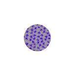 Purple Pattern 1  Mini Buttons Front