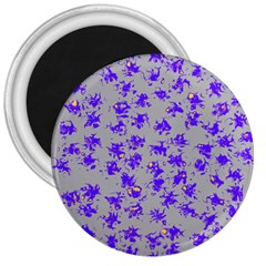 Purple Pattern 3  Magnets