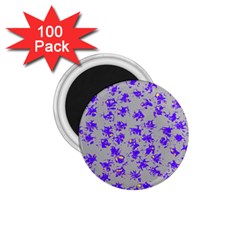 Purple Pattern 1 75  Magnets (100 Pack)  by JDDesigns