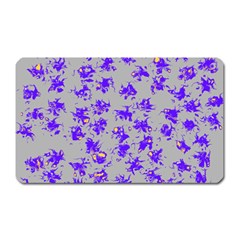 Purple Pattern Magnet (Rectangular)