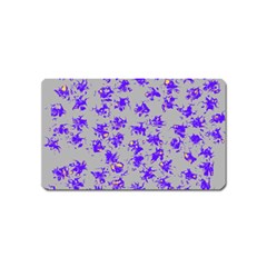 Purple Pattern Magnet (name Card) by JDDesigns