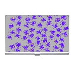 Purple Pattern Business Card Holders Front