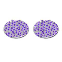 Purple Pattern Cufflinks (oval) by JDDesigns