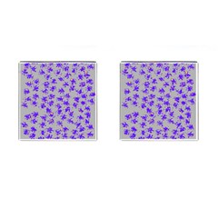 Purple Pattern Cufflinks (square)