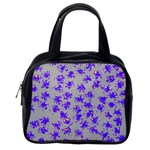 Purple Pattern Classic Handbags (One Side) Front