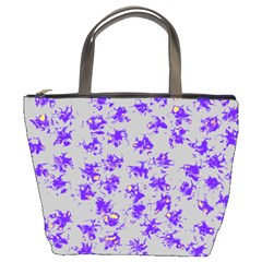 Purple Pattern Bucket Bags