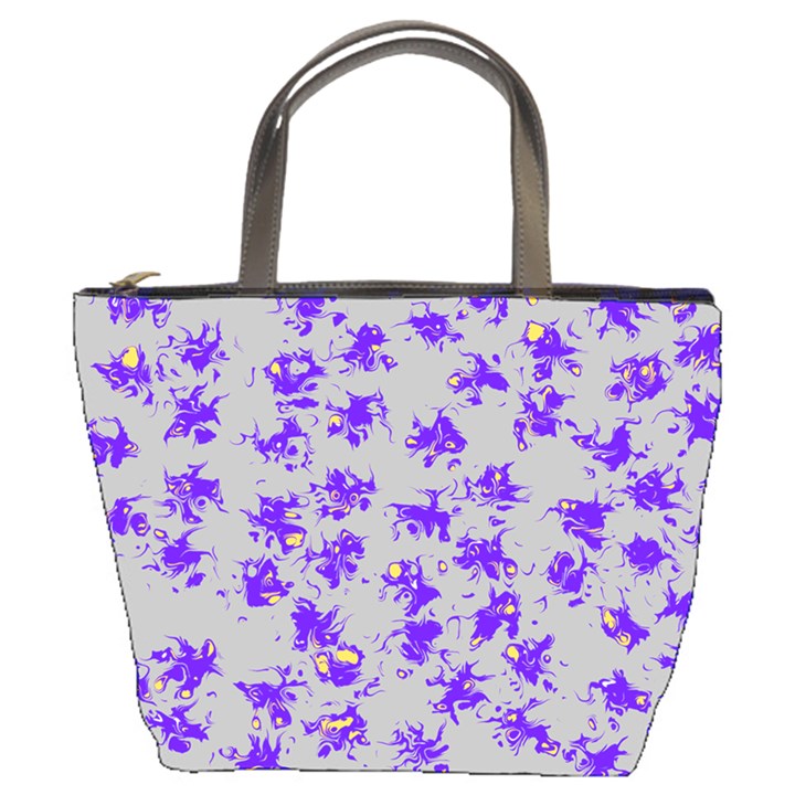 Purple Pattern Bucket Bags