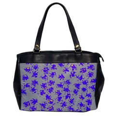 Purple Pattern Office Handbags