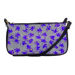 Purple Pattern Shoulder Clutch Bags