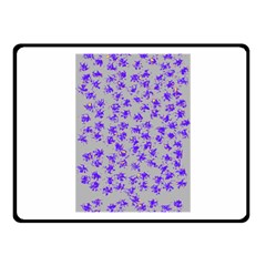 Purple Pattern Fleece Blanket (Small)