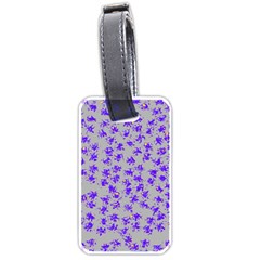 Purple Pattern Luggage Tags (One Side) 