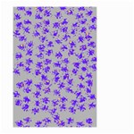 Purple Pattern Small Garden Flag (Two Sides) Back