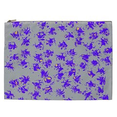 Purple Pattern Cosmetic Bag (XXL) 