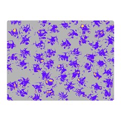 Purple Pattern Double Sided Flano Blanket (mini)  by JDDesigns