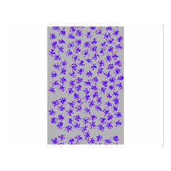 Purple Pattern Double Sided Flano Blanket (Large) 