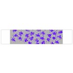 Purple Pattern Flano Scarf (Small)  Back