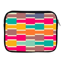 Connected Colorful Rectangles			apple Ipad 2/3/4 Zipper Case by LalyLauraFLM