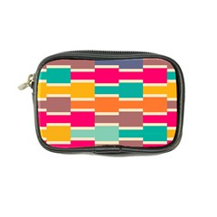 Connected Colorful Rectangles 	coin Purse by LalyLauraFLM