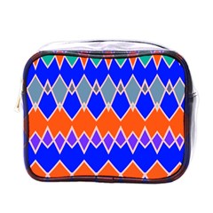 Rhombus Chains			mini Toiletries Bag (one Side) by LalyLauraFLM