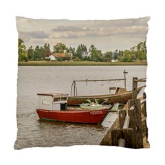 Santa Lucia River In Montevideo Uruguay Standard Cushion Case (one Side)  by dflcprints