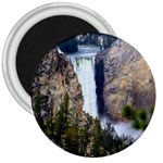 YELLOWSTONE WATERFALL 3  Magnets Front