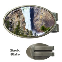 Yellowstone Waterfall Money Clips (oval)  by trendistuff