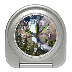 Yellowstone Waterfall Travel Alarm Clocks by trendistuff