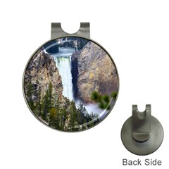 Yellowstone Waterfall Hat Clips With Golf Markers by trendistuff