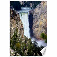 Yellowstone Waterfall Canvas 24  X 36  by trendistuff