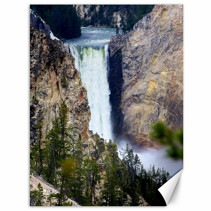 YELLOWSTONE WATERFALL Canvas 36  x 48  