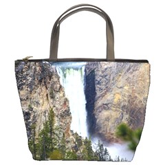 Yellowstone Waterfall Bucket Bags by trendistuff