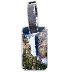 Yellowstone Waterfall Luggage Tags (two Sides) by trendistuff