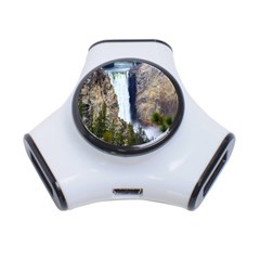 Yellowstone Waterfall 3-port Usb Hub by trendistuff