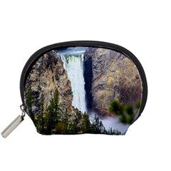 Yellowstone Waterfall Accessory Pouches (small)  by trendistuff