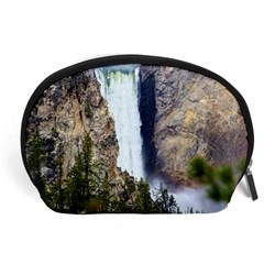 Yellowstone Waterfall Accessory Pouches (large)  by trendistuff