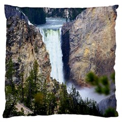 Yellowstone Waterfall Standard Flano Cushion Cases (two Sides)  by trendistuff