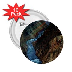 Yellowstone Lower Falls 2 25  Buttons (10 Pack)  by trendistuff