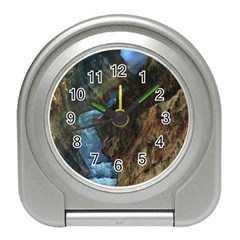 Yellowstone Lower Falls Travel Alarm Clocks by trendistuff