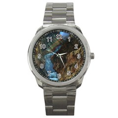 Yellowstone Lower Falls Sport Metal Watches by trendistuff