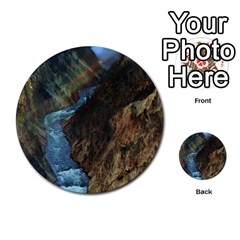 Yellowstone Lower Falls Multi-purpose Cards (round)  by trendistuff